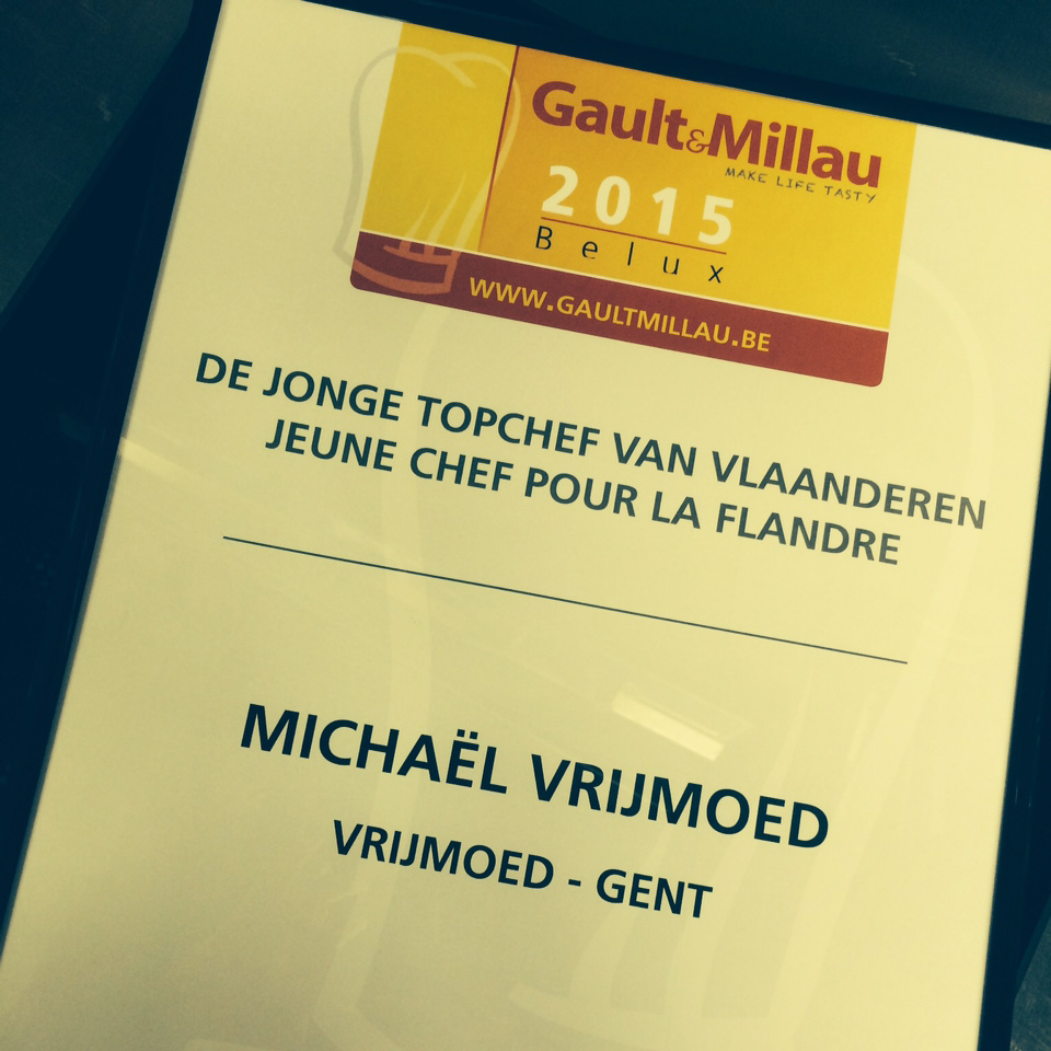 G&M 2014 - Beste jonge topchef van vlaanderen